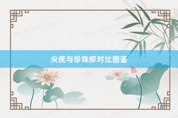 尖疣与珍珠疹对比图鉴