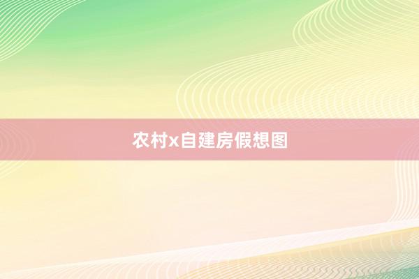农村x自建房假想图